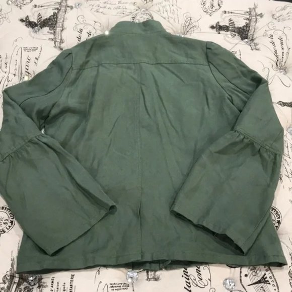 HINGE Ruffle Utility Jacket - Picture 6 of 7